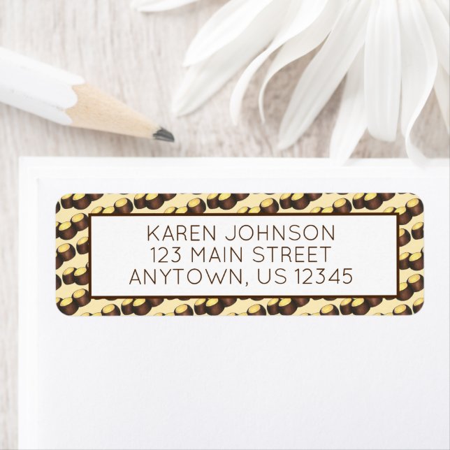 Ohio OH Peanut Butter Buckeye Buck Eye Nut Candy Label (Insitu)