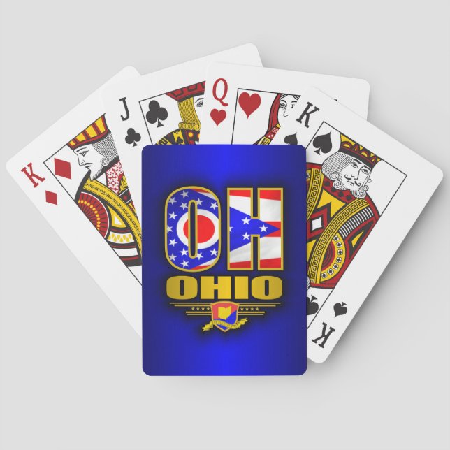 Ohio (OH) Poker Cards (Back)