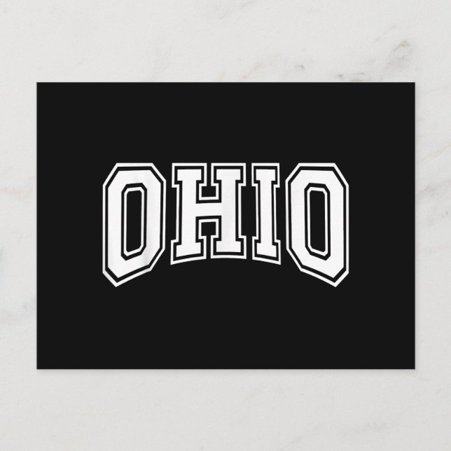 Ohio OH USA  Holiday Postcard (Front)