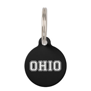 Ohio Pet Name Tag