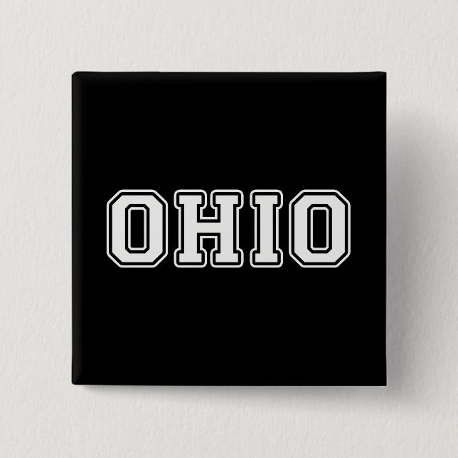 Ohio Pinback Button (Front)