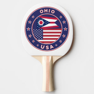 Ohio Ping Pong Paddle