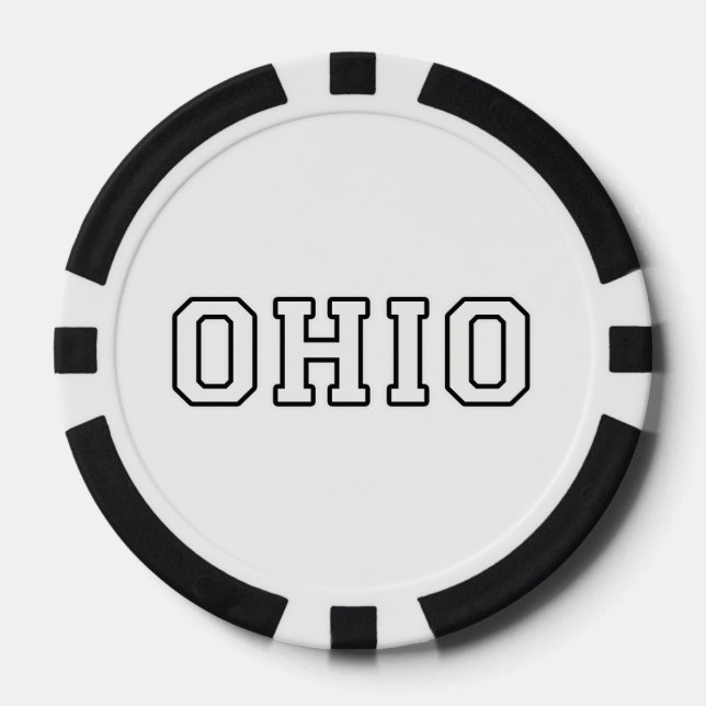 Ohio Poker Chips (Front)