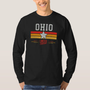 Ohio Retro Vintage Stripes Ohio Gifts Ohio Premium T-Shirt