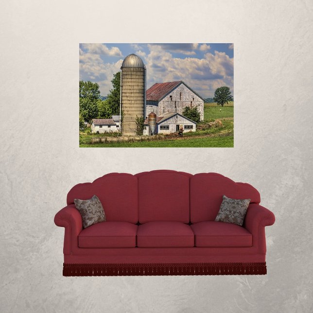 Ohio Rustic Countryside Barns Acrylic Wall Art (Creator Uploaded)