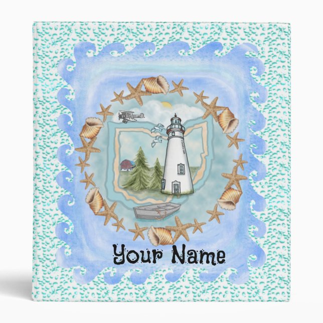 Ohio Shells Lighthouse Binder (Front)