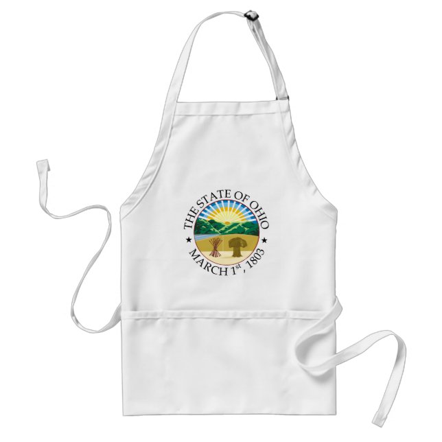 Ohio sign adult apron (Front)