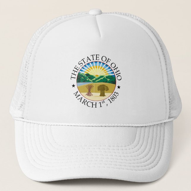 Ohio sign trucker hat (Front)