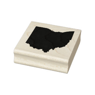 Ohio Solid Rubber Art Stamp