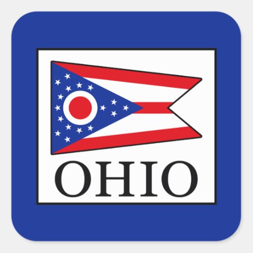 Ohio Square Sticker