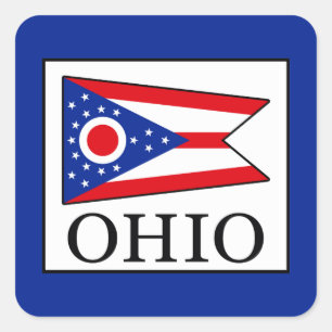 Ohio Square Sticker