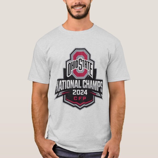 Ohio State Buckeyes 2024 National Champions  T-Shirt (Front)
