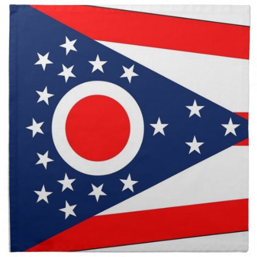 Ohio State Flag American MoJo Napkin