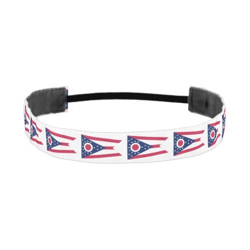 Ohio State Flag Athletic Headband