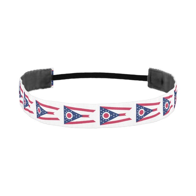 Ohio State Flag Athletic Headband (Front)