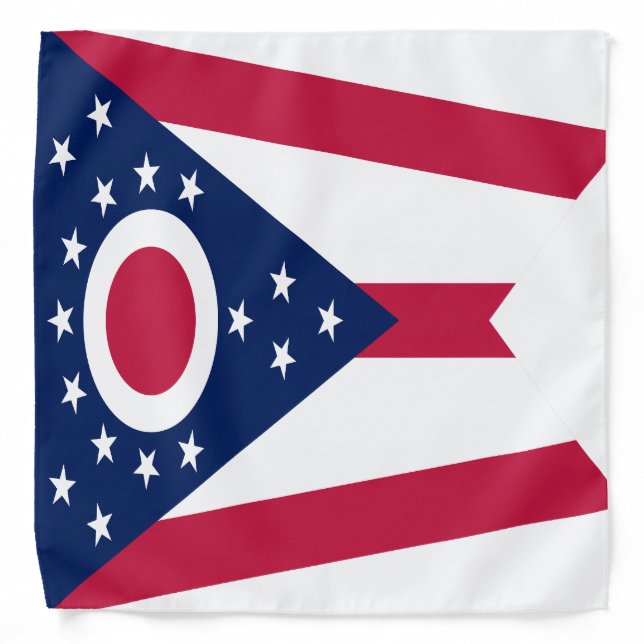 Ohio State Flag Bandana (Front)