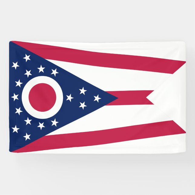 Ohio State Flag Banner (Horizontal)