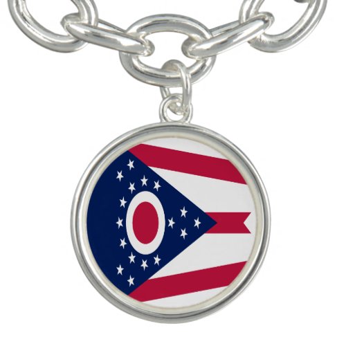 Ohio State Flag Bracelet