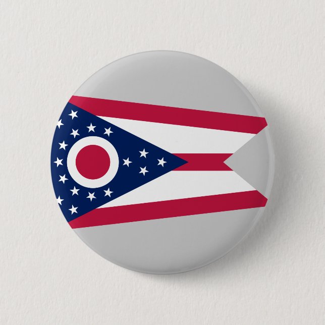 Ohio State Flag Button (Front)