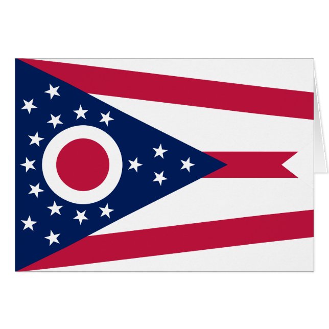 Ohio State Flag Cards (Front Horizontal)