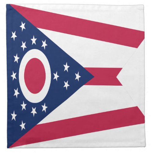 Ohio State Flag Cloth Napkin