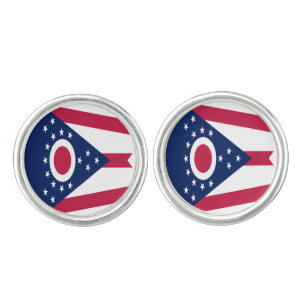 Ohio State Flag Cufflinks
