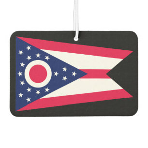 Ohio State Flag Design Air Freshener