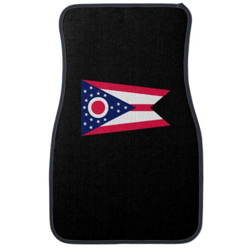 Ohio State Flag Design Car Mat