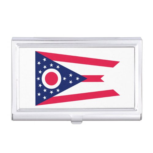 Ohio State Flag Design Case For Business Cards