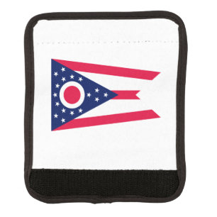 Ohio State Flag Design Decor Luggage Handle Wrap