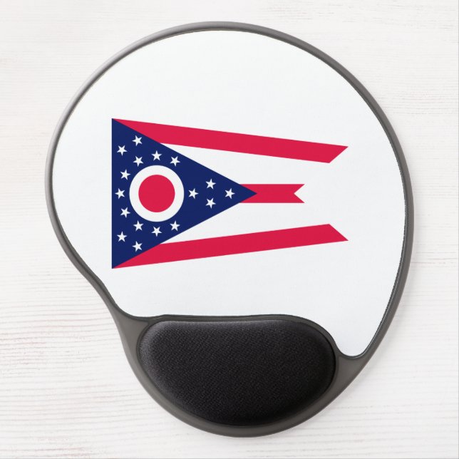 Ohio State Flag Design Gel Mouse Pad (Front)