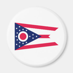 Ohio State Flag Design Magnet