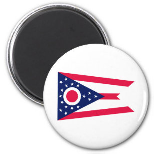 Ohio State Flag Design Magnet