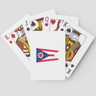 Ohio State Flag Design Poker Cards