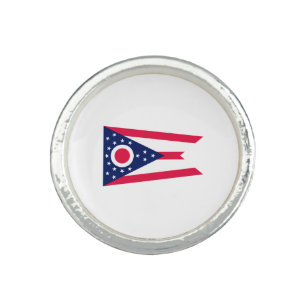 Ohio State Flag Design Ring