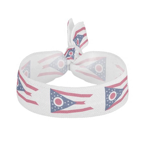 Ohio State Flag Elastic Hair Tie