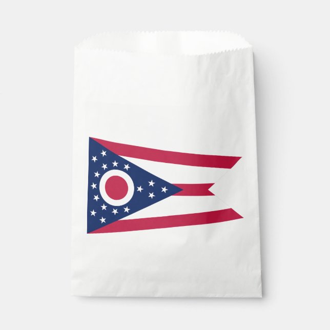 Ohio State Flag Favor Bag (Front)
