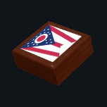 Ohio State Flag Gift Box<br><div class="desc">Patriotic Ohio state flag.</div>