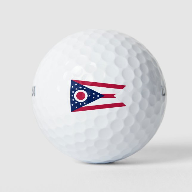 Ohio State Flag Golf Balls (Front)