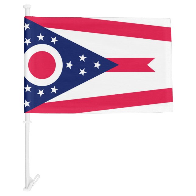 Ohio State Flag image for Car Flag (Front)
