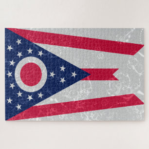 Ohio State Flag Jigsaw Puzzle