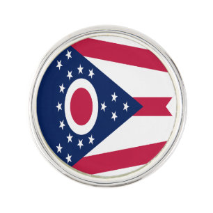 Ohio State Flag Lapel Pin
