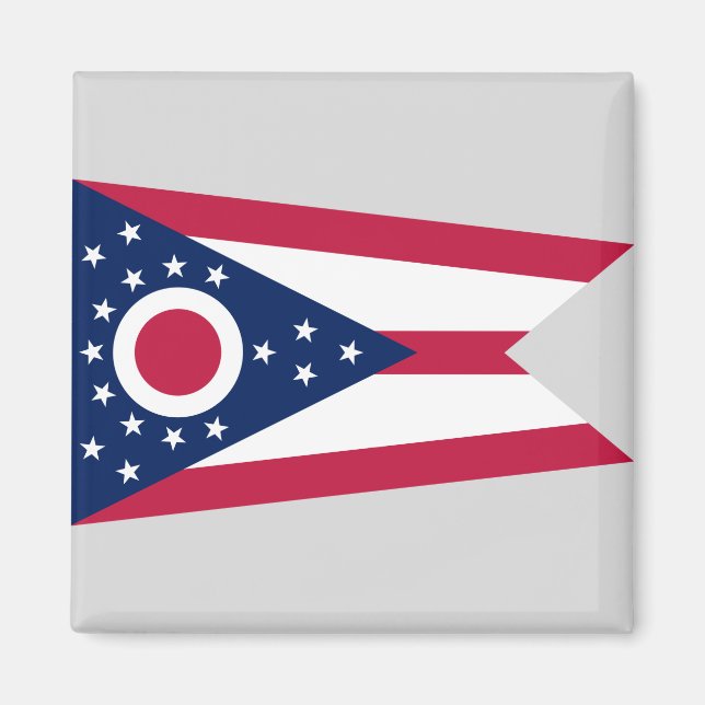 Ohio State Flag Magnet (Front)