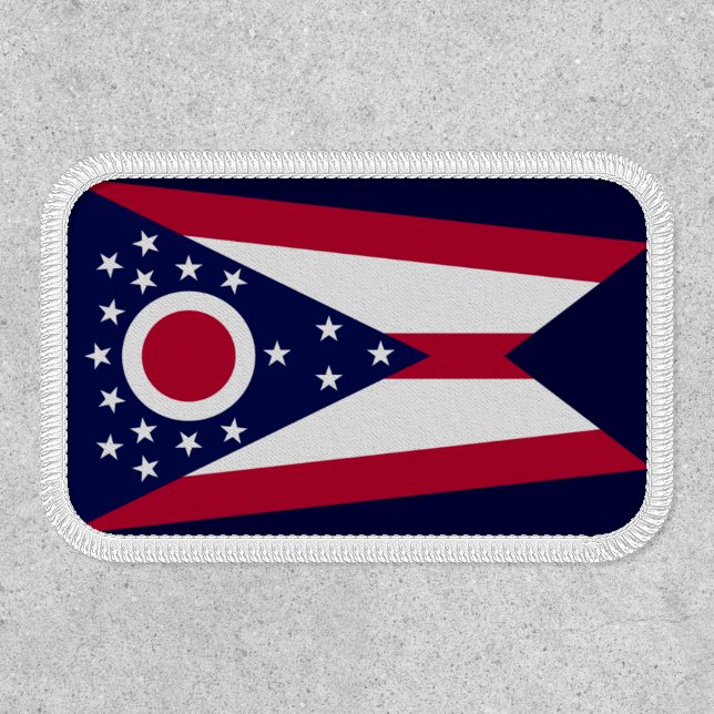 Ohio State Flag Patch (Front)