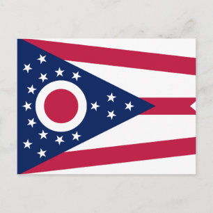 Ohio State Flag Postcard