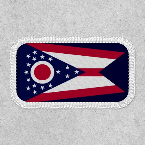 Ohio State Flag Small Patch