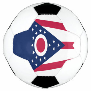 Ohio State Flag Soccer Ball