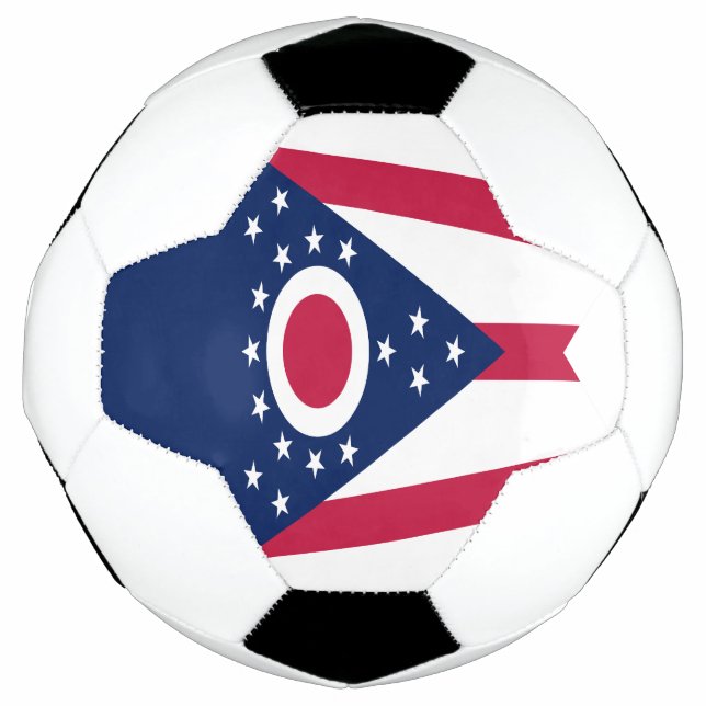Ohio State Flag Soccer Ball (Front)