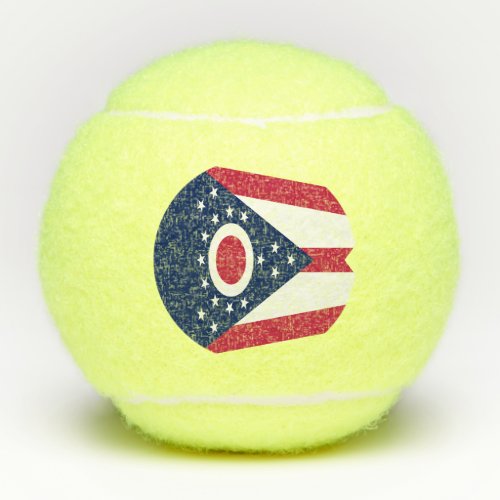 Ohio State Flag Tennis Balls