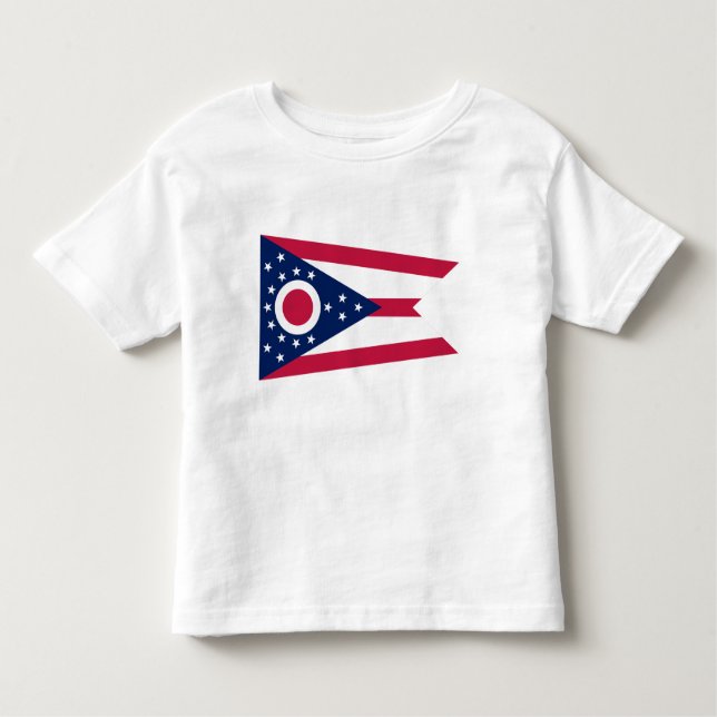 Ohio State Flag Toddler T-shirt (Front)